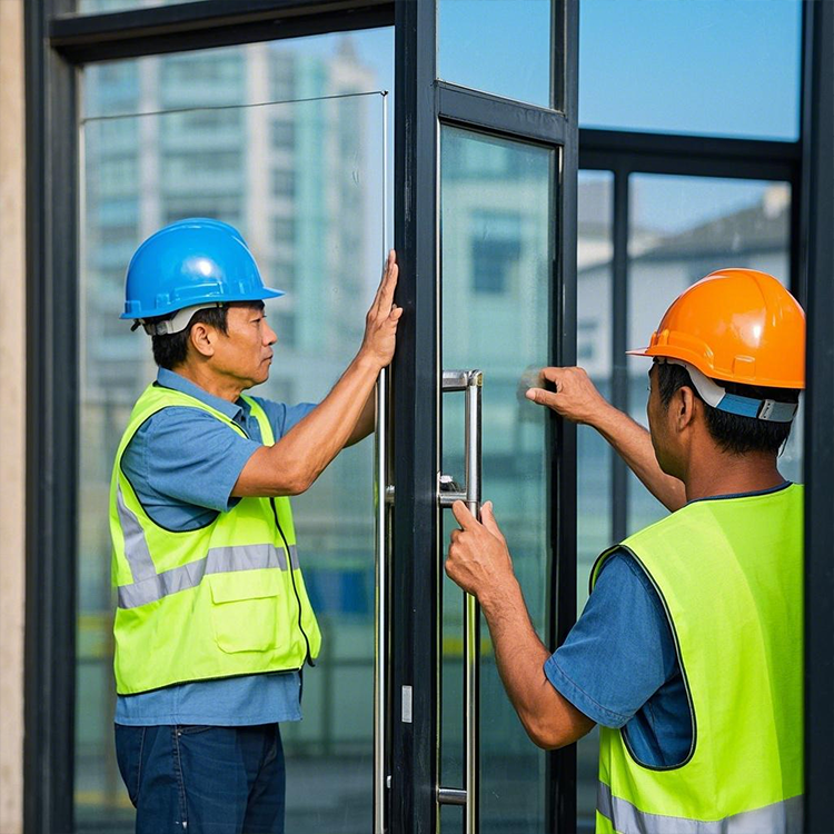 玻璃门安装