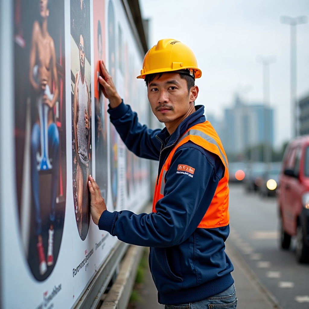 其他广告物料安装服务