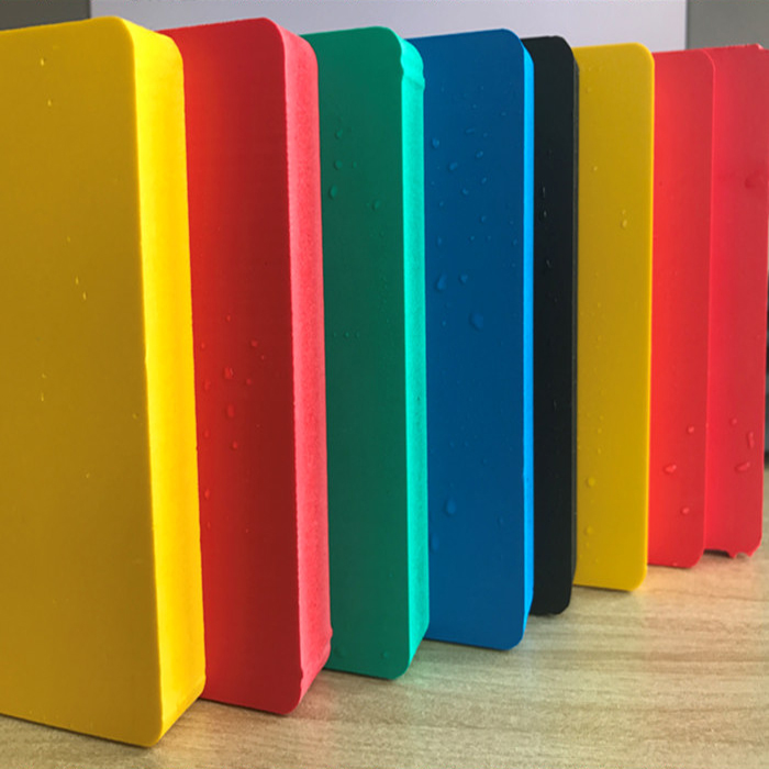 彩色PVC喷UV+喷光油