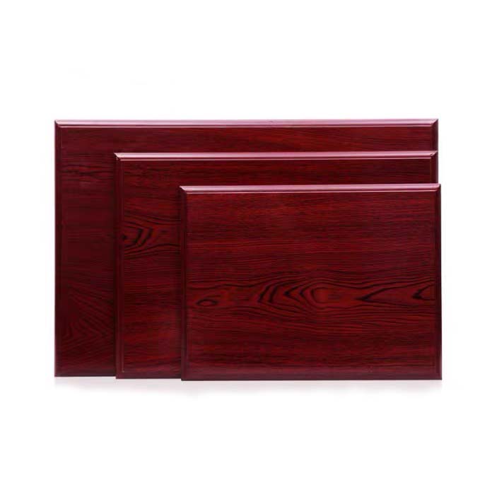 直边红木牌匾底板/奖牌