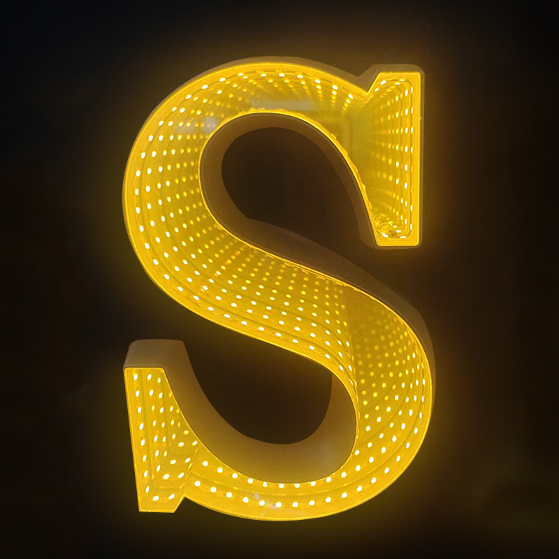 不锈钢深渊字/千层镜