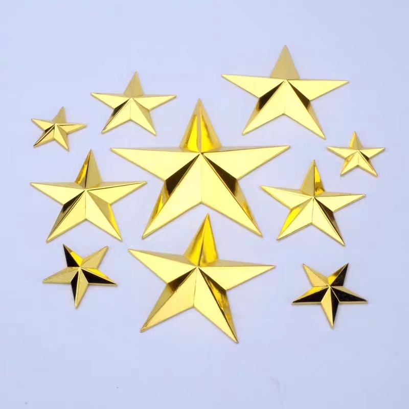 金色金属五角星