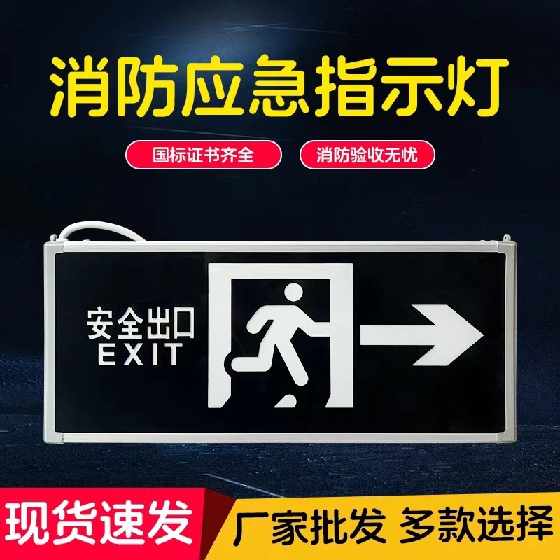 夜光带电（单面/正向）安全出口