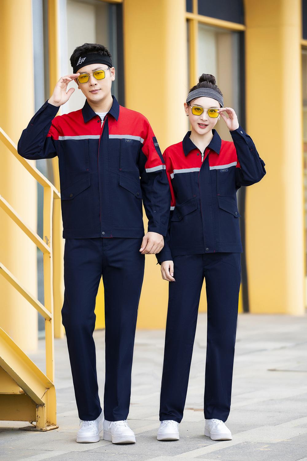 B-2311涤棉磨毛拼肩款