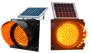 太阳能黄闪灯