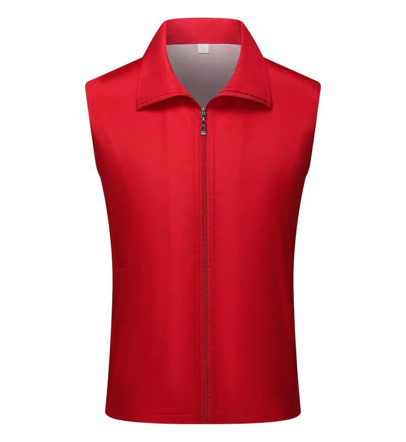 YS-单层复合马甲 红