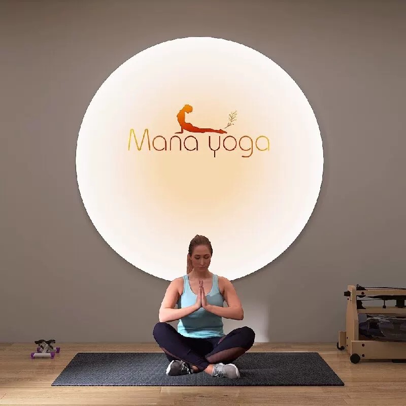 圆形卡布灯箱/软膜灯箱-单面