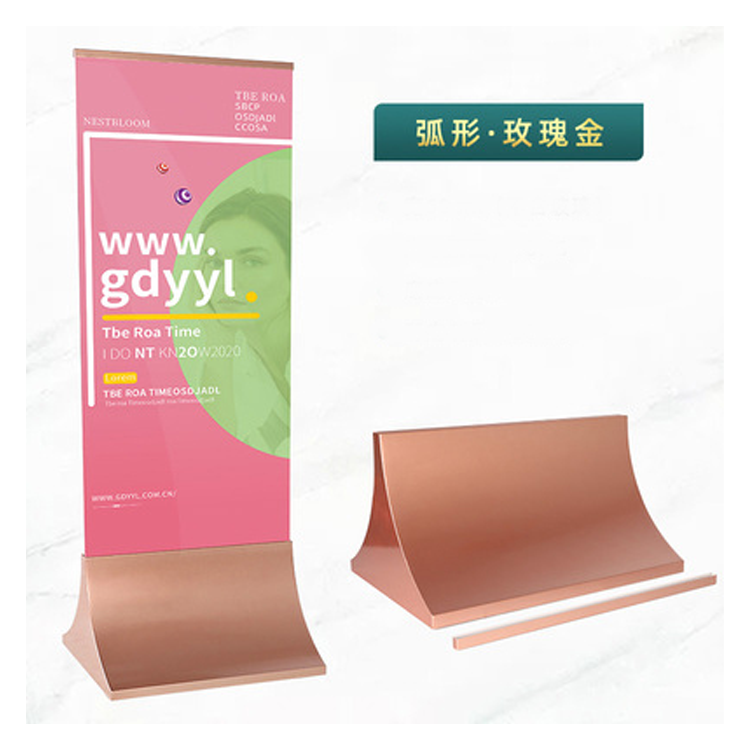 高脚玻璃立牌移动便捷