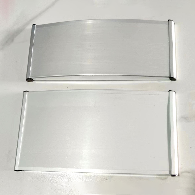 单面铝科室牌-弧面铝合金