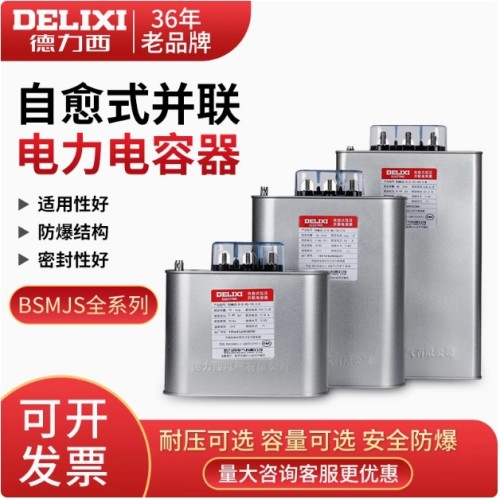 德力西/自愈式低压并联电力电容器BSMJS0.45/0.4