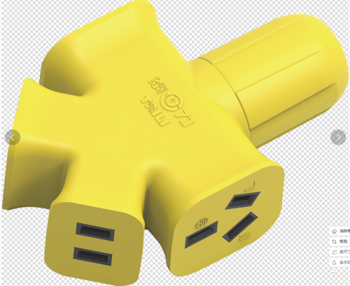 泰力K-01人字拖插座 10A 10孔