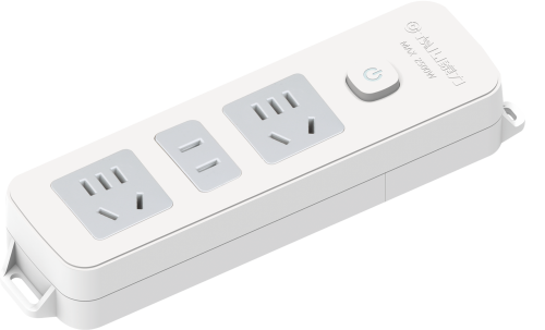 泰力C-328带延长线插座 2.8米 10A 12孔