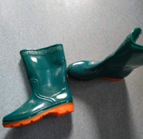 精品女士中筒水鞋（25双/件）绿色