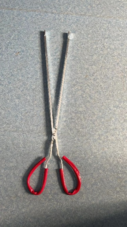 50公分白电镀火钳