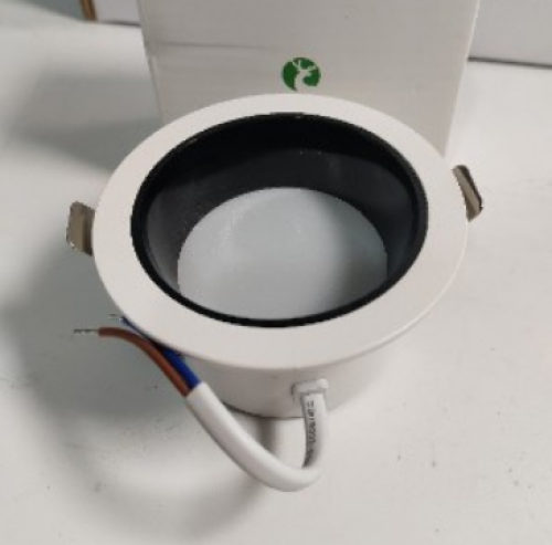 大自然黑杯防眩筒灯 白黑 6w变光