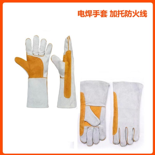 加托牛皮耐高温防烫电焊手套整包/12双