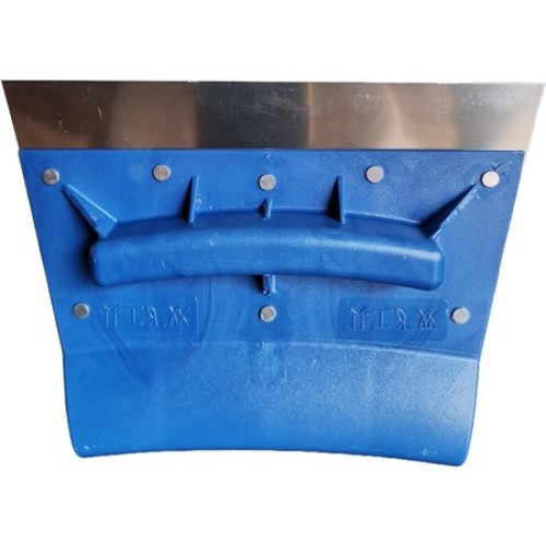 蓝色不锈钢刮板v