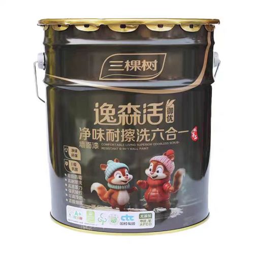 三棵树 逸森活 净味耐擦洗六合－ 17L(毛重26kg)