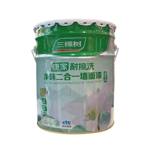 三棵树康家耐擦洗净味二合一墙面漆 25kg