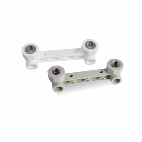 欧度双联内丝弯头白色/绿色