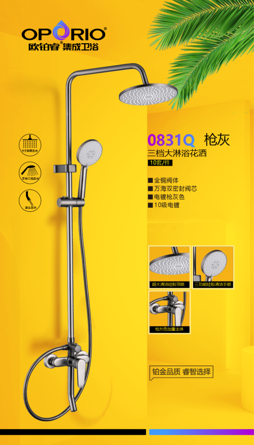大淋浴花洒 欧铂睿