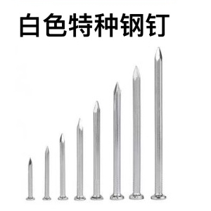 白色特种钢钉 