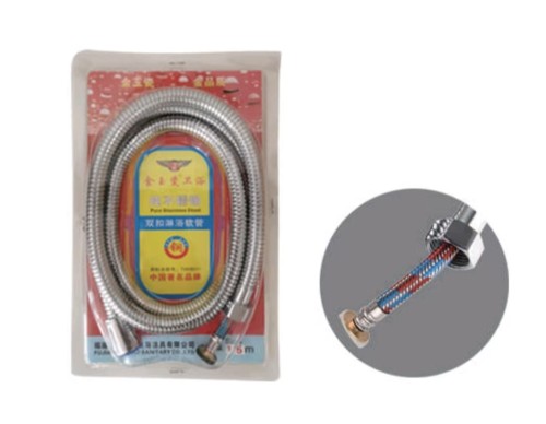 电镀加密钢丝抽拉花洒管