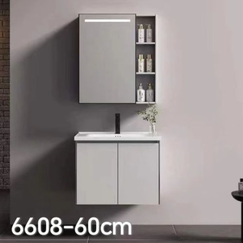 浴室柜不锈钢智能镜浴室柜/带双抽屉浴室柜