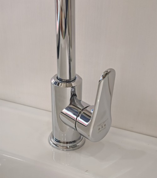 菜盆冷热单孔/不锈钢高标电镀冷热洗菜盆水槽钢
盆单孔龙头】