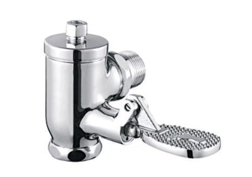 铜拐角脚踏冲洗阀