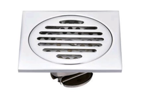 3厘亮光带卡扣地漏