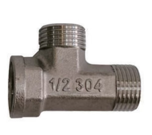 不锈钢外外内三通/4分异径三通不锈钢外外内三
通