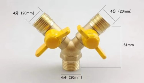 三外丝羊角阀/外丝天然气三通阀/燃气阀外丝羊
角阀