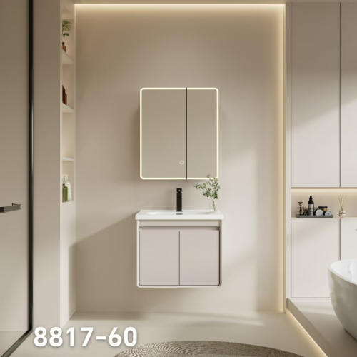 不锈钢奶油风浴室柜/不锈钢浴室柜