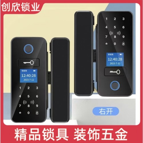 特畅恒玻璃指纹锁 无框