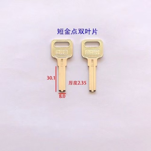 短金点双面叶片钥匙胚