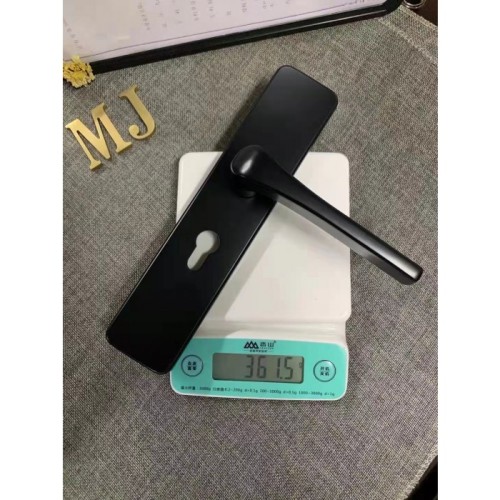 名佳230-3652哑黑不锈钢执手锁17.5孔
