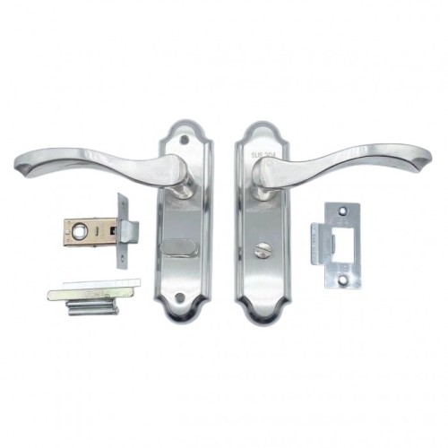 3512/6901-110mm不锈钢卫浴执手锁 /BK