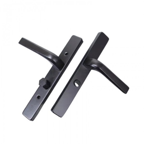 24-7-110孔极窄卫浴执手锁/黑色