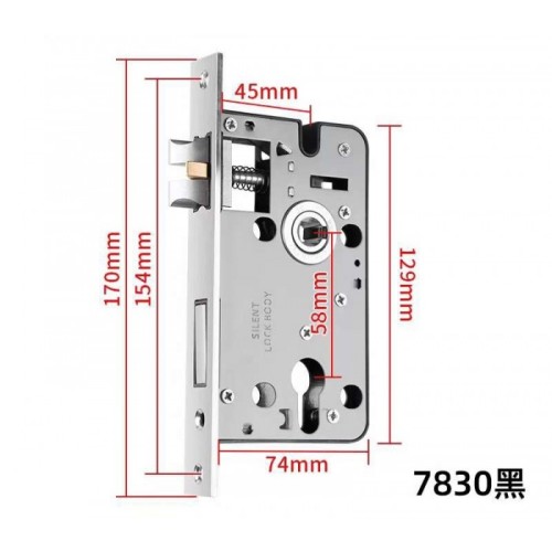 58铜反叉锁体（170mm）