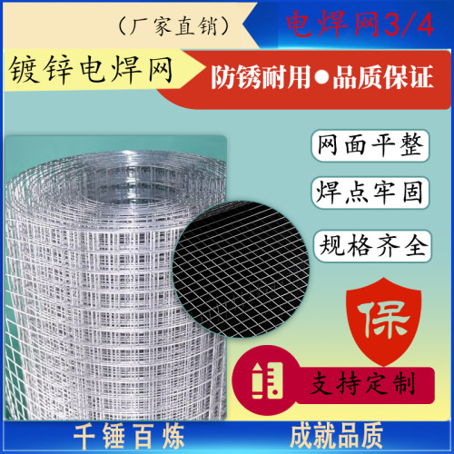冷镀电焊网 3/4冷镀1米*11米*115#