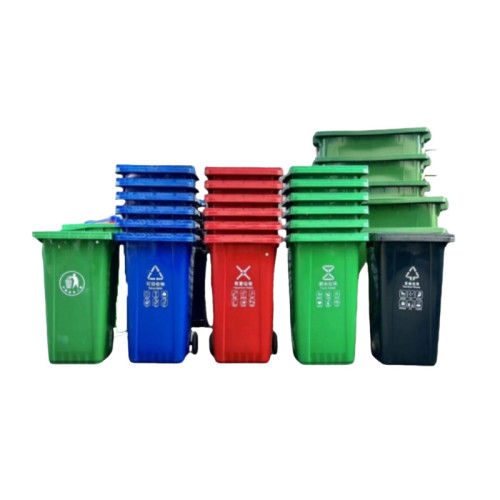 翻盖垃圾桶  带轮