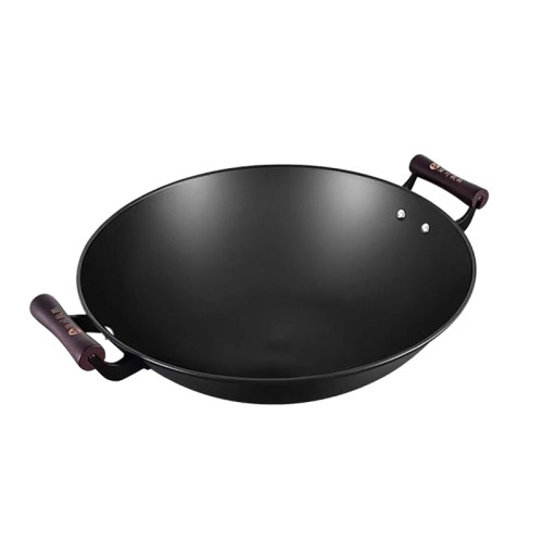 真不锈丈锅（木耳边）46cm真不锈丈锅（木
耳)