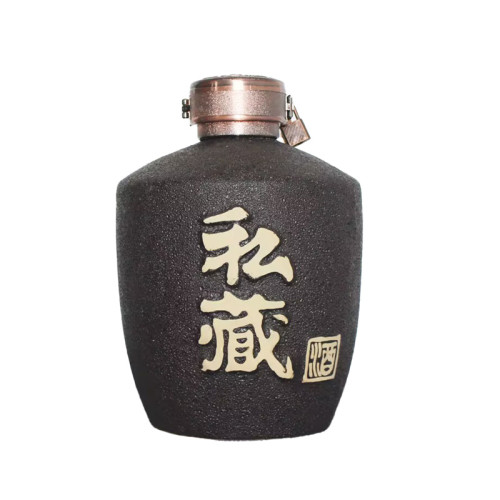 私藏 锦坤 黑色酒坛