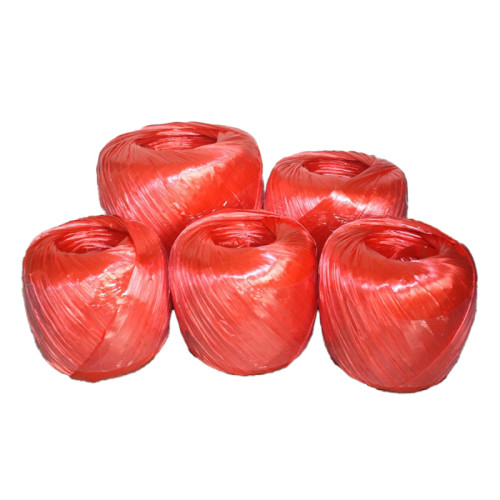 塑料绳，全新草球无粉再生料 红色草球