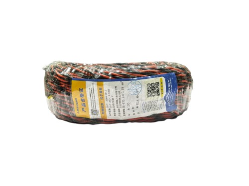 ZR-RVS纵览铜芯阻燃双绞花线消防线家装线国
标