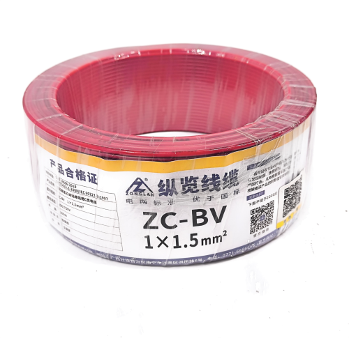 ZC-BV100米纵览铜芯单股阻燃硬线家装线国
标