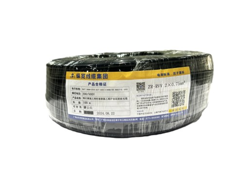 ZR-RVV纵览铜芯阻燃软电缆线护套线国标100
米