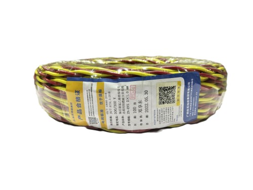 ZN-RVS纵览铜芯耐火双绞花线消防线家装线国
标