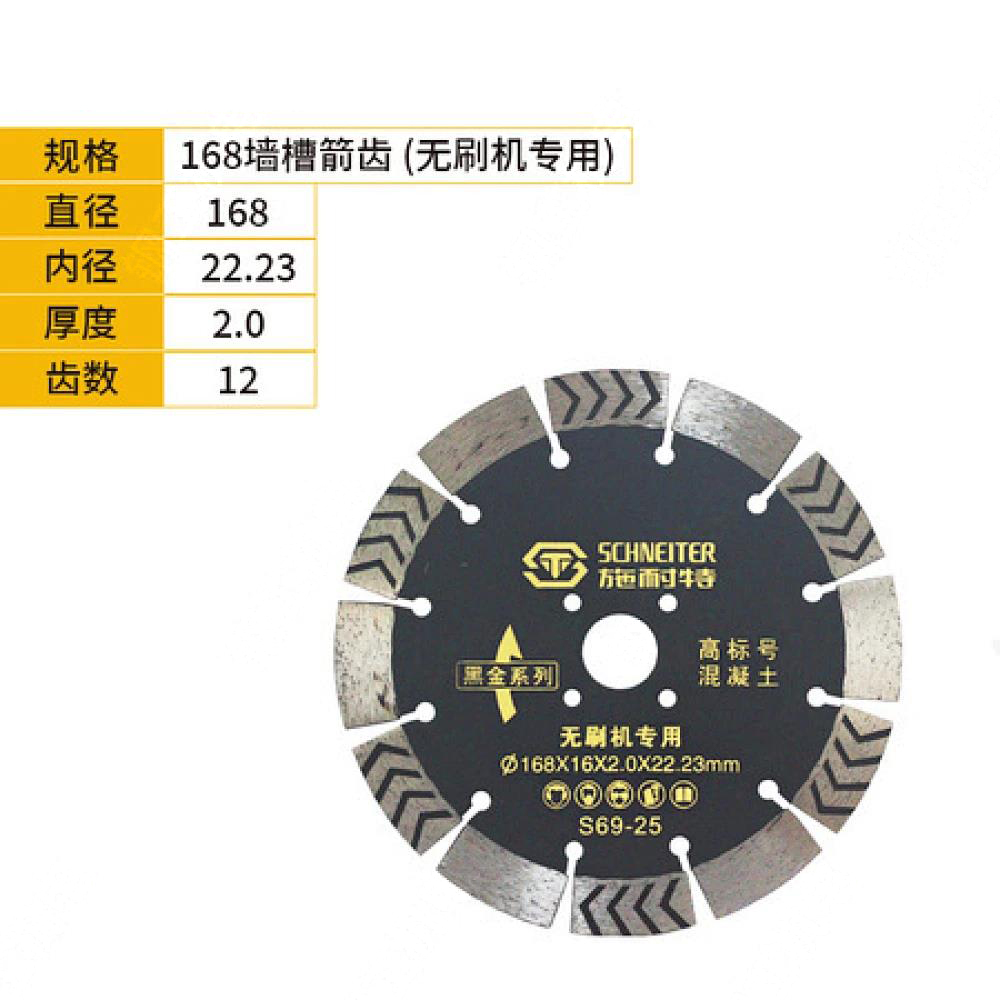 施耐特168墙槽箭齿（无刷机专用)